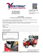 Preview for 2 page of Ventrac 3400L Operator'S Manual