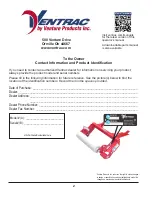 Предварительный просмотр 2 страницы Ventrac EC240 Operator'S Manual & Parts Drawings