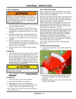 Предварительный просмотр 13 страницы Ventrac EC240 Operator'S Manual & Parts Drawings