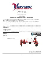 Preview for 2 page of Ventrac ED202 Operator'S Manual And Parts List