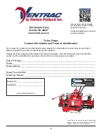 Preview for 2 page of Ventrac KP540 Operator'S Manual