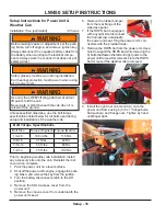 Preview for 16 page of Ventrac LW450 Operators Manual & Parts Drawing