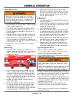 Preview for 14 page of Ventrac NE380 Operator'S Manual & Parts Drawings