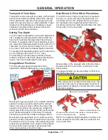 Preview for 17 page of Ventrac Terra Rake KR502 Operator'S Manual & Parts Drawings