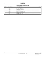 Preview for 27 page of Ventrac Terra Rake KR502 Operator'S Manual & Parts Drawings