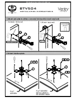 Preview for 2 page of Ventry BTV504 Installation Manual & Parts List