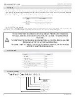 Предварительный просмотр 5 страницы Vents-us RA1-50-2 User Manual