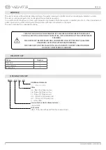 Preview for 4 page of Vents FB K2 UV User Manual