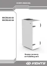 Vents MICRA 80 A3 User Manual preview