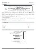 Preview for 4 page of Vents VUE 300 HB EC User Manual