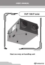 Предварительный просмотр 1 страницы Vents VUT 100 P mini User Manual