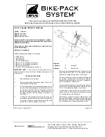 Preview for 1 page of Ventura Bike-Pack System Instructions