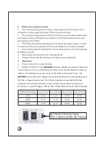 Preview for 3 page of Ventura CF 3200 Instruction Manual