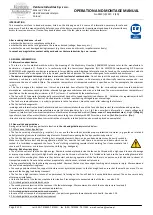 Preview for 2 page of Venture Industries RF/EC Series Operation And Montage Manual