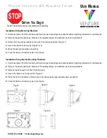 Venture Lighting WP27392 User Manual preview