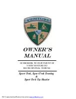 venture Sport Trek series Owner'S Manual preview