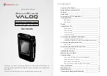 Preview for 1 page of VentureCraft SounDroid VALOQ User Manual