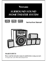 Предварительный просмотр 1 страницы Venturer ASR150 Instruction Manual