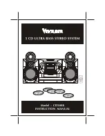 Preview for 1 page of Venturer CD2088 Instruction Manual