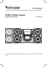 Venturer CD2965SB User Manual preview