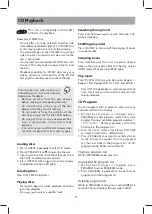 Preview for 10 page of Venturer CD2965SB User Manual