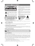 Предварительный просмотр 2 страницы Venturer PLV3117i Owner'S Manual