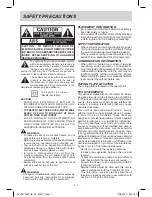 Preview for 2 page of Venturer PLV76156 Instruction Manual