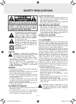 Preview for 2 page of Venturer PLV76198E Owner'S Manual