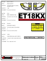 Предварительный просмотр 19 страницы Venturo ET18KXX-20 Parts & Installation Manual