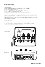 Предварительный просмотр 6 страницы Venue tetra control Manual