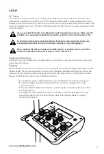 Предварительный просмотр 7 страницы Venue tetra control Manual