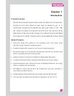 Preview for 3 page of Venus Domestic VDH 100 User Manual