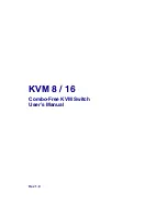 Preview for 1 page of Venus KVM 16 User Manual