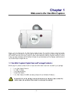 Предварительный просмотр 3 страницы Veo MINI CAPTURE User Manual