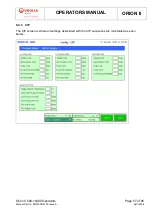 Предварительный просмотр 57 страницы Veolia Orion II 2000 Operator'S Manual