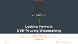 VERANCE DVB-TA Manual preview