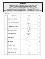 Preview for 2 page of VERANDA CLASSICS 1500072 Manual