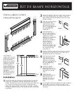 Preview for 2 page of Veranda Horizontal Rail Kit 681500 Assembly Instructions