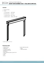 Предварительный просмотр 2 страницы Verano Mallorca Special V150 Installation Manual