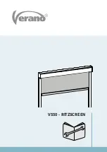 Preview for 1 page of Verano RITZSCREEN V550 Manual