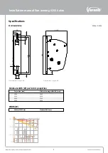 Preview for 3 page of Verano V255 Salou Installation Manual