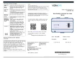 Preview for 1 page of Verasys SBH200 Quick Start Manual