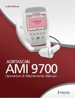 Verathon AORTASCAN AMI 9700 Operation & Maintenance Manual preview