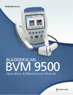 Verathon BLADDERSCAN BVM 9500 Operation & Maintenance Manual preview