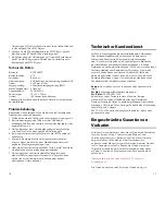 Preview for 8 page of Verbatim Bluetooth Audio Cube B002P5CTVG User Manual