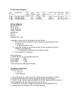 Preview for 2 page of Verbatim HB-110W-C50-MS Installation Manual