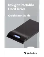 Verbatim INSIGHT PORTABLE HARD DRIVE Quick Start Manual preview