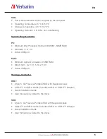 Preview for 5 page of Verbatim Store 'n' Go Secure Portable HDD / SSD User Manual