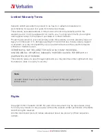 Preview for 12 page of Verbatim Store 'n' Go Secure Portable HDD / SSD User Manual