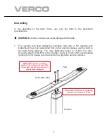 Preview for 7 page of Verco Oblique Adapt Assembly And Operating Instructions Manual